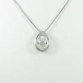 【新品】プラチナダイヤモンドネックレス 0．377ct・H・SI2・VERYGOOD
