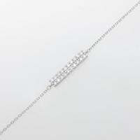 【リメイク】K18WG ダイヤモンドブレスレット