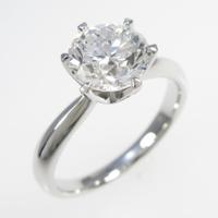 【リメイク】プラチナダイヤモンドリング 1．529ct・F・VS1・GOOD