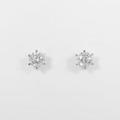 【リメイク】ST／プラチナダイヤモンドピアス 0．322ct・0．327ct・D・SI1?2・VG