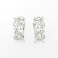 K18WG ダイヤモンドピアス10％引き