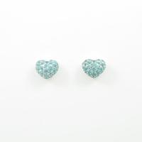 K18WG ハート トルマリンピアス