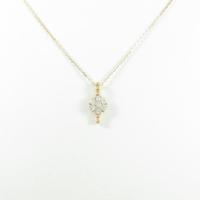 【リメイク】K18YG フラワー ダイヤモンドネックレス10％引き