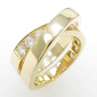 カルティエ パリ ハーフダイヤ リング