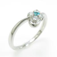 PT フラワー ダイヤモンドリング