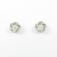 PT フラワー ダイヤモンドピアス