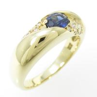 K18YG サファイヤリング