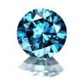 0.547ct Fancy Deep Green Blue SI2 ブルーダイヤモンドルース (※人為的照射)