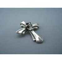 BWL(ビルウォールレザー)　2005クロスw/グッドラックスカルペンダント　PN906