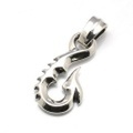 BWL(ビルウォールレザー)　Medium Fish Hook ミディアムフィッシュフックペンダント　PN869