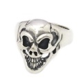 BWL(ビルウォールレザー)　Small Good Luck Skull Ring　R310