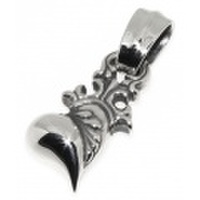 BWL(ビルウォールレザー)ハートクラウンペンダント　Heart Crown PN885