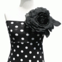 Bloomrooms◆アンジェリカローズBIGシルクコサージュ・ヘッドドレス（ピンクリップ付）◆ブラック