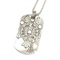 CHROME HEARTS(クロムハーツ)　ドッグタグゴッドブレスザワールド　DogTag CH Crosses