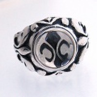 CRAZY PIG DESIGNS(クレイジーピッグ)　クリスタル フレアデリスリング　#594