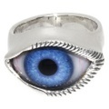 CRAZY PIG DESIGNS(クレイジーピッグ)　ラッシュアイリング(ブルー/ヒューマン)　Lash eye #9
