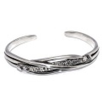 DEAL DESIGN (ディールデザイン)　クロスラインバングル　391421【重ね付けにおススメ】