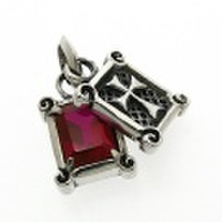 DEAL DESIGN(ディールデザイン)　ヘブンズドアペンダント(合成ルビー)　390901　【トップのみ】