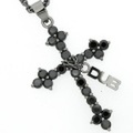 DUB collection(ダブコレクション)　Sacred Cross Necklace/ブラック　ペンダント【チェーン付】DUBj-200-1　ネックレス