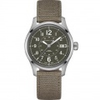 HAMILTON ハミルトン 腕時計 カーキフィールドオート40mm グリーンキャンバスストラップ H70595963 国内正規品