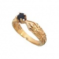 Hawaiian baby’s ring - K14 - 9月 サファイア