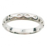 Hieroglyph - 永遠 - PT 甲丸リング