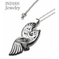INDIAN JEWELRY ホピ族のアーティストBerra Tawahongva『HOPI PENDANT TOP EAGLE』【アメカジ・ネイティブ】bt-001