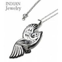 INDIAN JEWELRY ホピ族のアーティストBerra Tawahongva『HOPI PENDANT TOP EAGLE』【アメカジ・ネイティブ】bt-001