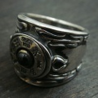 K-SMITH 唐草リング　【天然石付き】