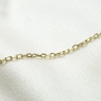 K18イエローゴールド　アズキ「小豆」ブレスレット　18cm　1.1mm