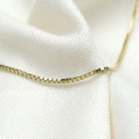 K18イエローゴールド　ベネチアンブレスレット　18cm　0.7mm