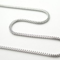 K18ホワイトゴールド　ターラントチェーン　50cm　1.8mm