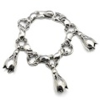 LONE ONES(ロンワンズ)KFB-0005L-3B Caresses Bracelet L w/3Tear Bellカレシスブレスレットウィズ3ティアベル
