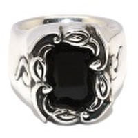 LONE ONES(ロンワンズ)MFR-0036-BO-M Wind Rose with Black Onix ウィンドローズ　オニキスリング