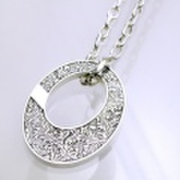 MONYOUペンダント・ラウンド・シルバープレート