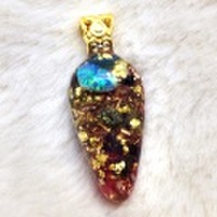 ORGONITE 宇宙のしずくペンダント　with OPAL