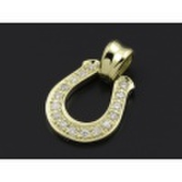 SENSE4月号掲載 SYMPATHY OF SOUL（シンパシーオブソウル）　Horseshoe Large Pendant - K18 Yellow Gold w/Diamond（ホースシューラージペンダント - K18イエローゴールド w/ダイヤモンド）