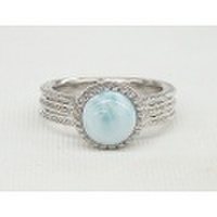 SS ラリマー デザイン リング Part4