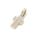 SYMPATHY OF SOUL（シンパシーオブソウル）　Dazzle Cross Pendant - S K10Yellow Gold w/Diamond（ダズルクロスペンダント - エス K10イエローゴールド w/ダイヤモンド）