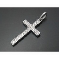 SYMPATHY OF SOUL（シンパシーオブソウル）　Ray Cross Pendant - Silver w/CZ（レイクロスペンダント - シルバー w/CZ）