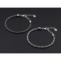 SYMPATHY OF SOUL（シンパシーオブソウル）　Twist Chain Bracelet - Silver（ツイストチェーンブレスレット - シルバー）