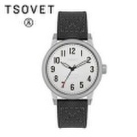 TSOVET(ソベット) / リストウォッチ 腕時計 日本製クォーツ / JPT-TF40 - STAINLESS x WHITE x BLACK / 40mm / TF111083-45