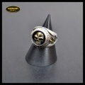 VANSON バンソン リング 指輪 SKULL LIGHTNING BOLT スカル カミナリ 稲妻 髑髏 シルバー VASR-02 バイカー アメカジ