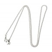 VASSER(バッサー) V-Tag Ball Chain 1.5mm(Vタグボールチェーン 太さ1.5mm)45cm 50cm