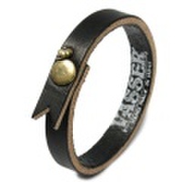 VASSER(バッサー)Casquette Boy Leather Bracelet Black(キャスケットボーイレザーブレスレットブラック)