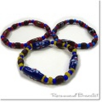 【FINEBOYS8月号雑誌掲載】【新着】Cuirs(キュイー）メンズブレスレット　ネイティブガラスビーズブレスレット新作モデル