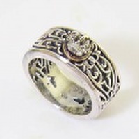 【M.G.C.】≪サイズ豊富≫オープンゴシックリング〔11号-27号〕