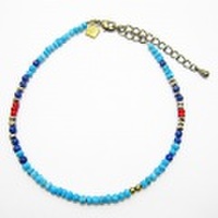 【NEXTLABEL】天然石アンクレット/TQ・LL