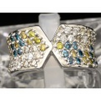 【PT850 プラチナ】指輪 リング ダイヤモンド0.79ｃｔ ダイヤモンド0.69ｃｔ 16.3ｇ 9号 レディース 01341-0