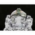 【PT900/K18YG　プラチナ/イエローゴールド】 指輪　リング　アレキサンドライトキャッツアイ0.97ct ダイヤモンド0.27ct　7.5g　12号　25810-0　ジュエリー　人気